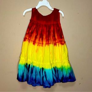 Gorgeous rainbow tie dye dress